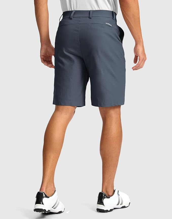G Gradual Men's Golf Dress Shorts 5"/ 7"/ 9" Stretch Casual Work Flat Front Shorts for Men with 3 Pockets Quick Dry