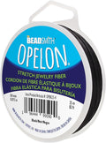 The Beadsmith Opelon Stretch Cord – Elastic Beading Fiber, 0.4 mm Diameter by TheBeadsmith