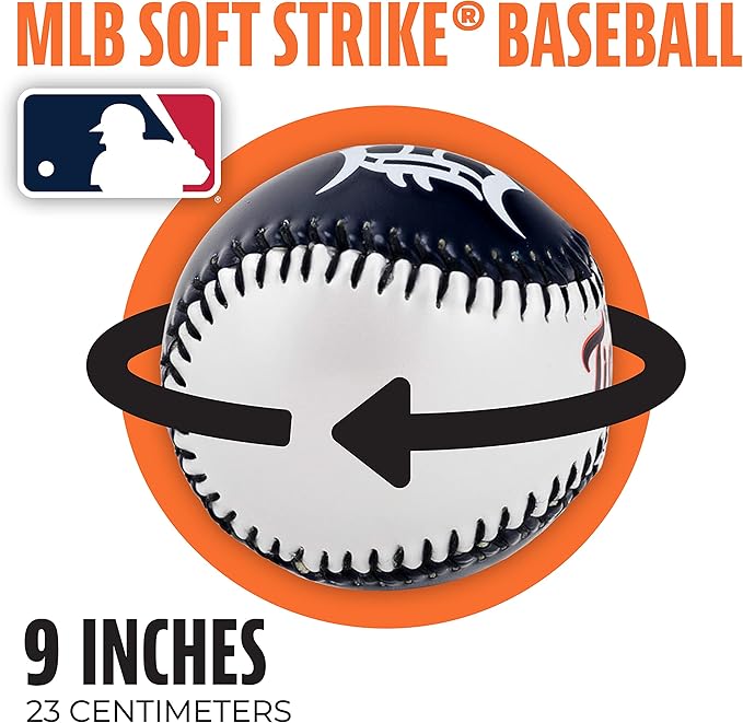 Franklin Sports MLB Team Soft Baseballs - Team Logo - Fan Shop Toy Baseball for Kids - Decoration for Desks and Office