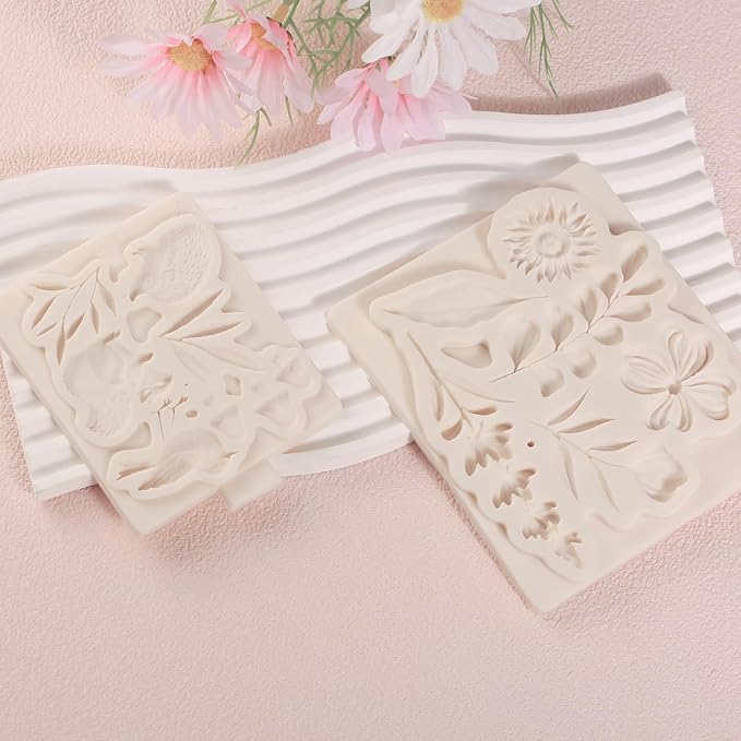 1Pcs Cute Hedgehog Squirrel Silicone Mold, Mushroom Leaf Chocolate Fondant Mold - Image 3