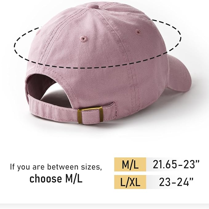 FURTALK Unisex Vintage Washed Unstructured Baseball Cap Washed Cotton Adjustable Dad Hat