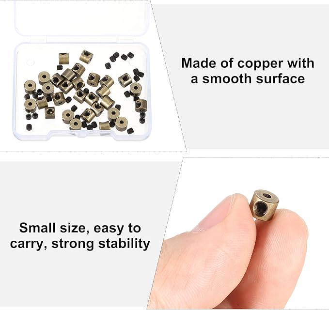 MECCANIXITY 30 Pcs Metal Locking Pin Backs, Locking Pin Keepers Locking Clasp - Image 5