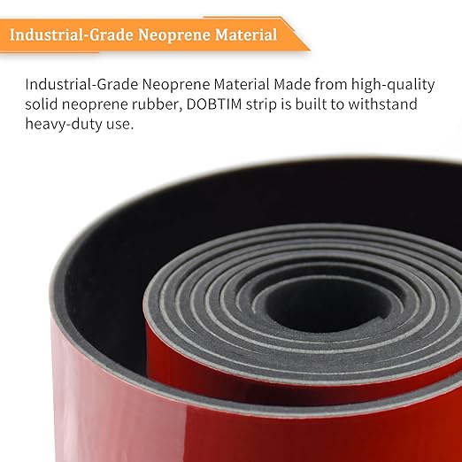 DOBTIM Solid Neoprene Rubber Strips - Image 3