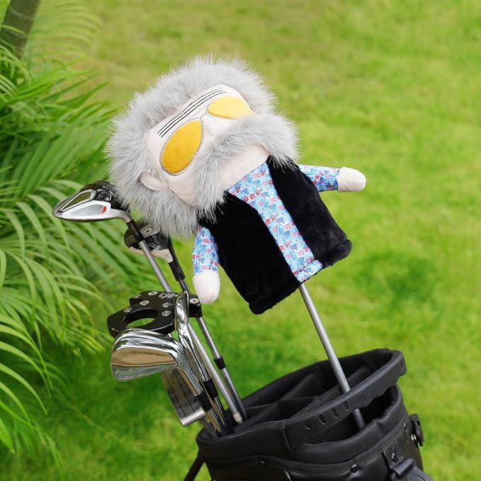 Funny Driver Headcover, Creative Plush Golf Driver Head Covers Fits Standard 460CC Driver Head, Unique Golf Gift & Accessories for Men and Women