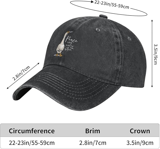 Funny Goose Hat Silly Goose On The Loose Hat Men Baseball Hats Funny Cap