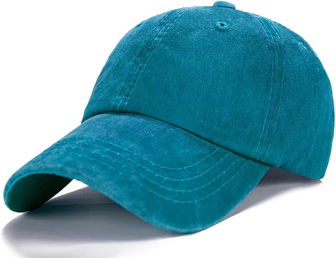 Edoneery Men Women Baseball Cap-Low Profile Adjustable Washed Cotton Golf Dad Hat