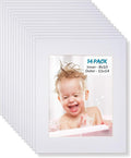 Egofine 11x14 White Picture Mats Pack of 14, Frame Mattes by Egofine