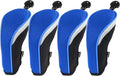 Andux Mesh Golf Hybrid Club Head Covers with Dial Number Tags, 4pcs/Set