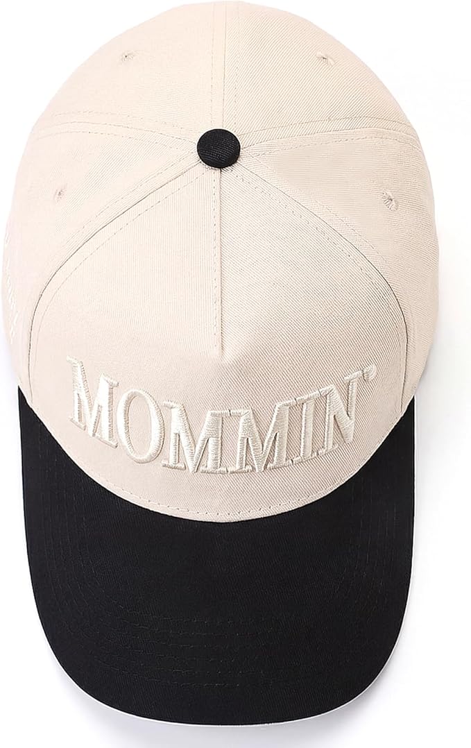 Mommin Trucker Hat, Mothers Day Mom Gifts for Women Baseball Baps Two-Tone Embroidery Mama Hats for Casual Wear