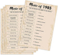 QUPT 40th Birthday Party Games, Music of 1985 Games, Birthday Party Supplies by QUPT