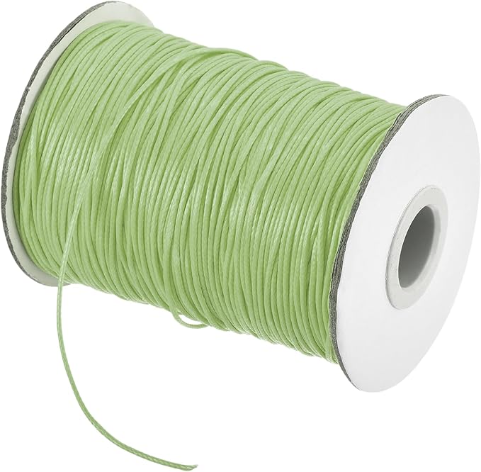 MECCANIXITY Waxed Cord 1mm Waxed Polyester Cord 175 Yard Wax String by MECCANIXITY