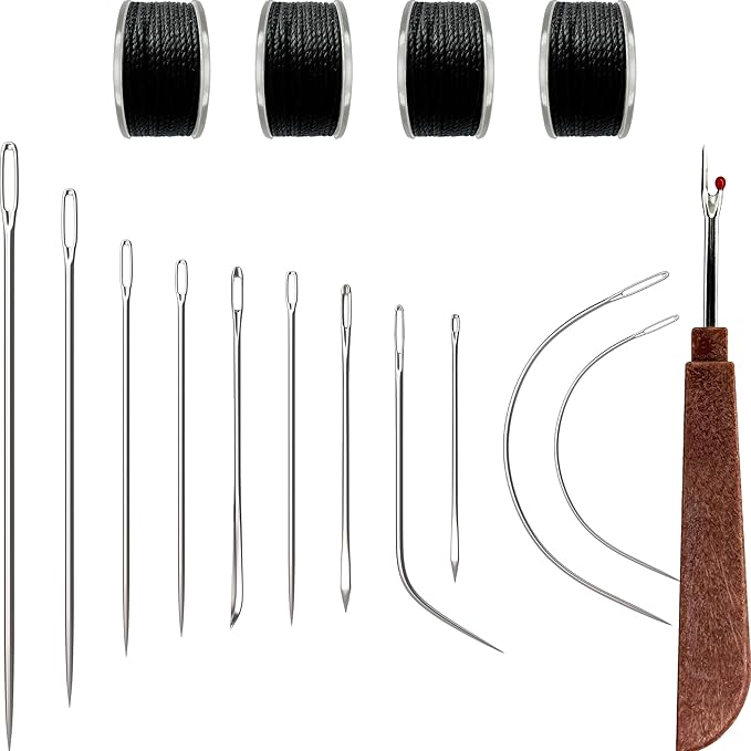 VONEEDL Heavy Duty Sewing Needles & Waxed Thread by VONEEDL