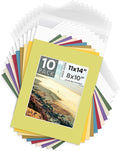 Mat Board Center, 11x14 for 8x10 Mix Color Mat Kit by MatBoardCenter
