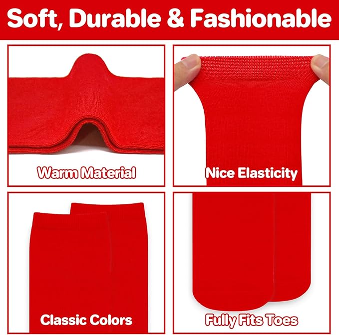 qikqik Toddler Soccer Socks Kids Soccer Socks Boys Baseball Sock Youth Football Sock Girls Softball Accessories Team Sports