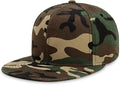 CHOK.LIDS Flat Bill Visor Classic Snapback Hat Blank Adjustable Brim High Top End Trendy Color Style Plain Tone Baseball Cap