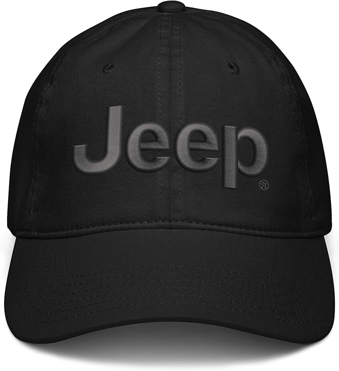 Jeep Cap Adjustable Puff Embroidered Baseball Hat