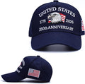 250th Anniversary Patriotic Baseball Cap (1776-2026) Embroidered USA Hat, Adjustable Unisex Bicentennial Gift