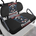Yewatlles Golf Cart Seat Covers Kit, Fit for Club Car Precedent Ordinary Front Seat Cushion, Golf Cart Polyester Seat Cover 250th Years American Flag Freedom
