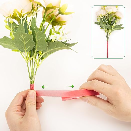 Max Shape 12 Rolls 1/2 Inch 30 Yard Floral Tapes - Image 3