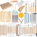 EuTengHao 61Pcs Ceramic Clay Tools Kit Pottery Tools Clay Sculpting Shapers by EuTengHao