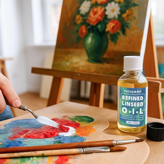 Falling in Art Refined Linseed Oil - Image 4
