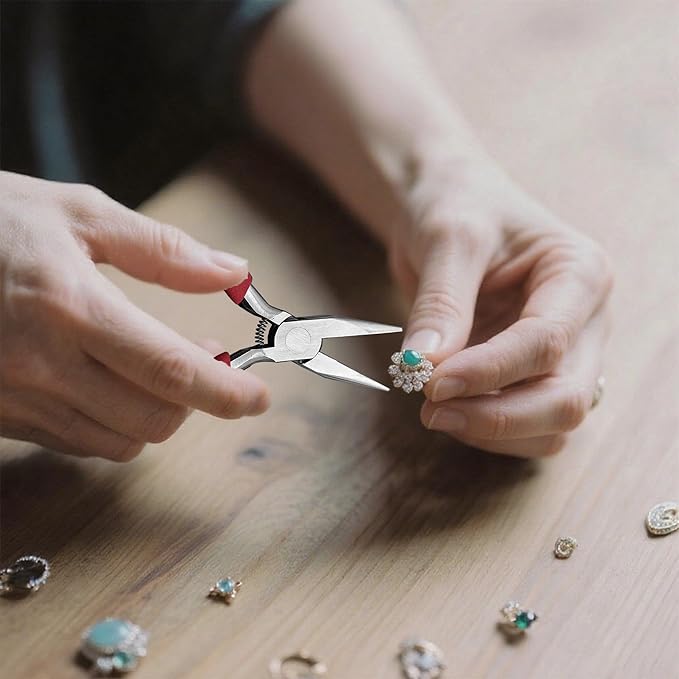 Jewelry Pliers, Spring Loaded Needle Nose Pliers - Image 5