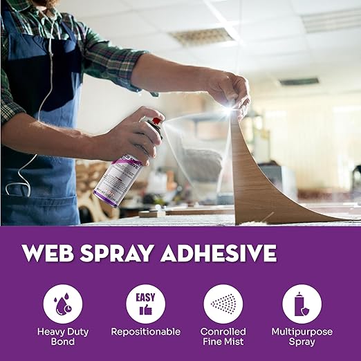AK Trading Professional Quality General Multipurpose Spray Adhesive, 12-Ounce - Image 2