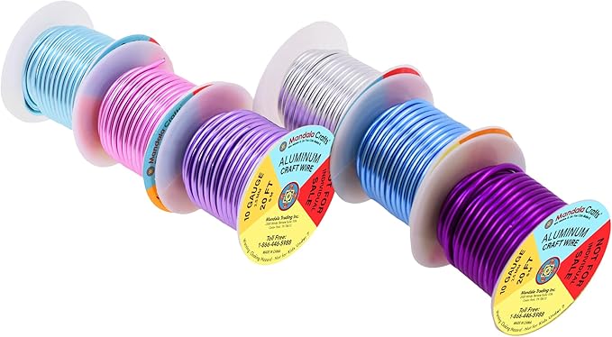 Mandala Crafts 10 Gauge Anodized Aluminum Craft Wire - Image 2