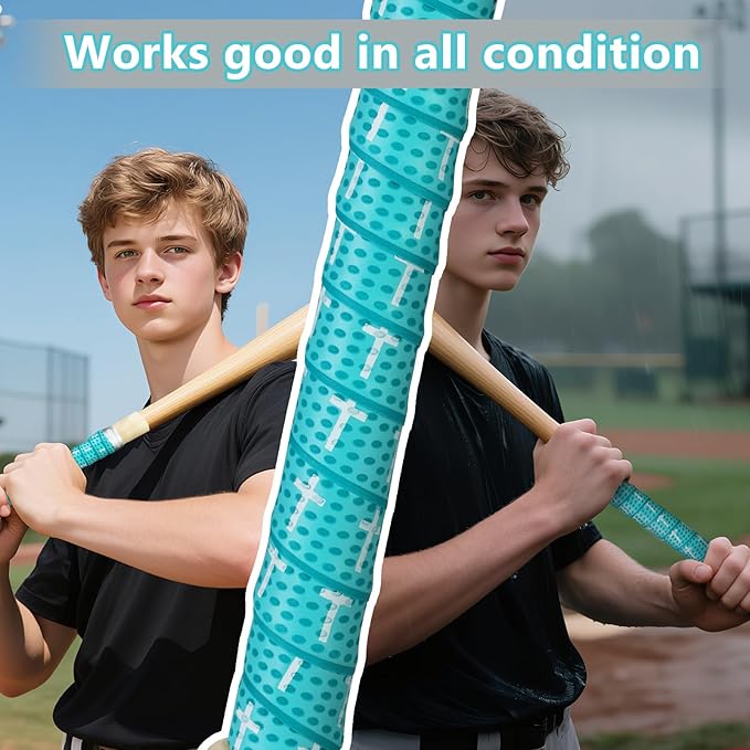 Eyourlife 2/4 Pack Baseball Bat Grip Bat Wraps for Baseball Lifestyle Softball Gifts Pro Feel Non-Slip Elite Batting Grip Tape for Bats Players