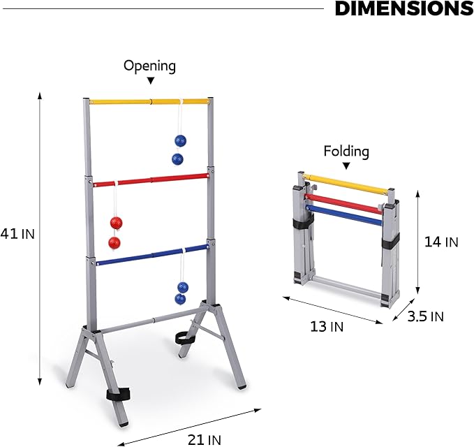 Outdoor Games Ladder Ball Set - Image 3