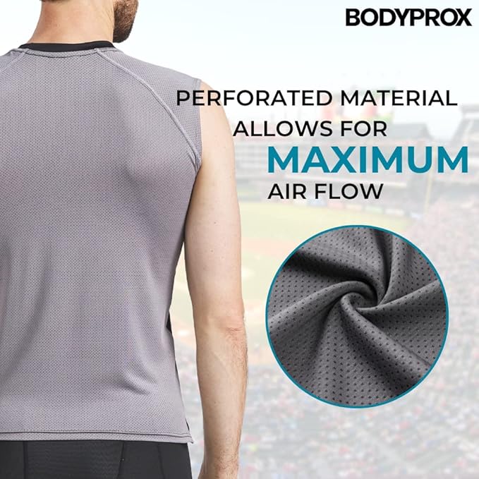 BODYPROX Baseball Chest Protector Shirt