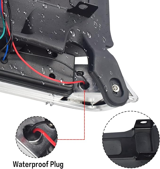 Upgrade Club Car Precedent Golf Cart LED Head Light Kit, Golf Cart Headlight Kit with Bumper for Club Car Precedent Replacement or Upgrade for 2004-UP Golf Carts