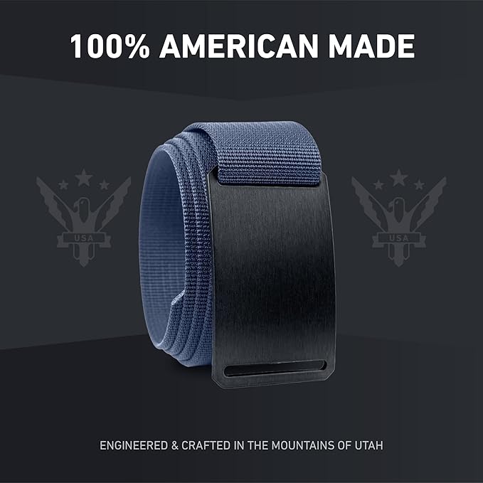 GRIP6 Classic Belt - 1.5-Inch Adjustable Nylon Belts - Versatile Lifestyle and Tactical Belt for Men and Women