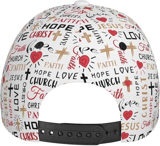 Jesus Baseball Cap Christian Trucker Hat Easter Hats Religion Snapback Cap Adjustable for Women Men