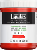 Liquitex Professional Heavy Body Acrylic Paint, 16-oz Pot, Cadmium Free Red by Liquitex