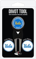 Team Golf NCAA Unisex-Adult Team Golf NCAA Divot Tool with 3 Golf Ball Markers Pack, Markers are Removable Magnetic Double-Sided Enamel