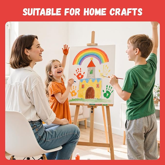 Simetufy 12 Pack 16x20 Inch Flat Canvas Panels Large Painting Canvas Boards - 8 - Image 7