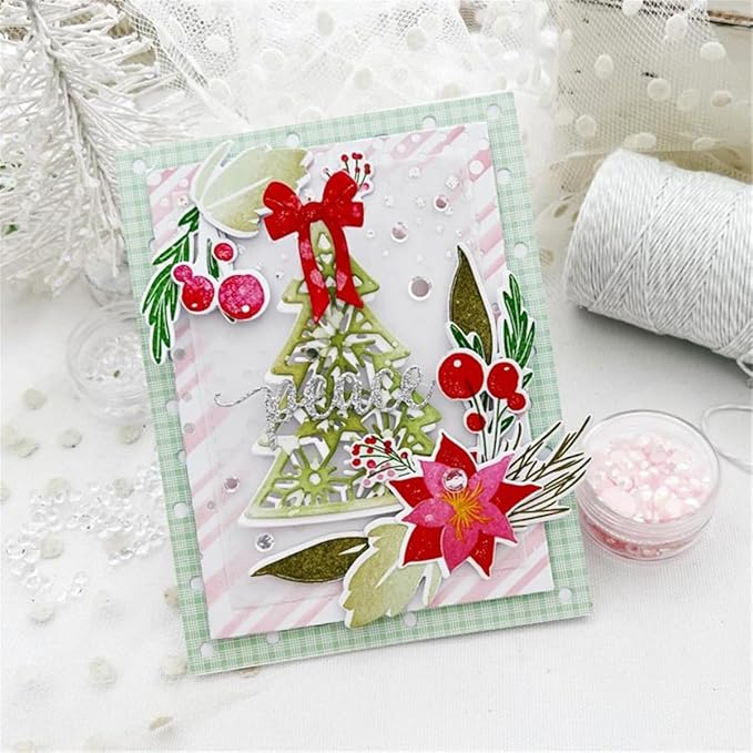 Mvchifay Cutting Dies for Card Making Metal Die-Cuts Scrapbooking Tool Hollow - Image 4