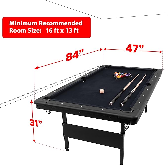 GoSports 6, or 8 ft Billiards Tables - Image 4