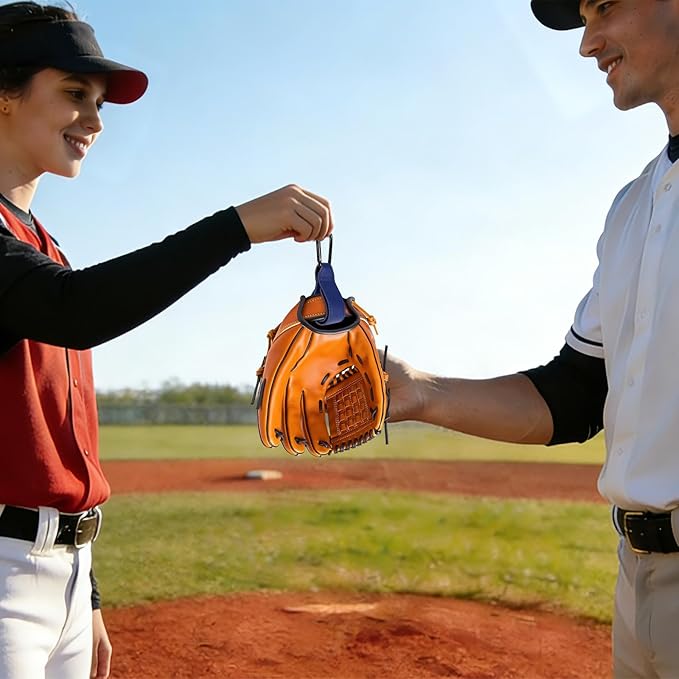 Adjustable Baseball Glove Clip, Adjustable Baseball Glove Holder for Bag with Hanging Loops Sports Training Gear Organization Clip Bag Tool for Drying Charms Team Gifts