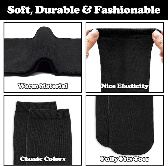 Sarfel Kids Soccer Socks Toddler Soccer Socks Girls Boys Soccer Socks Kids Tube Socks with Stripes Toddler Knee High Socks