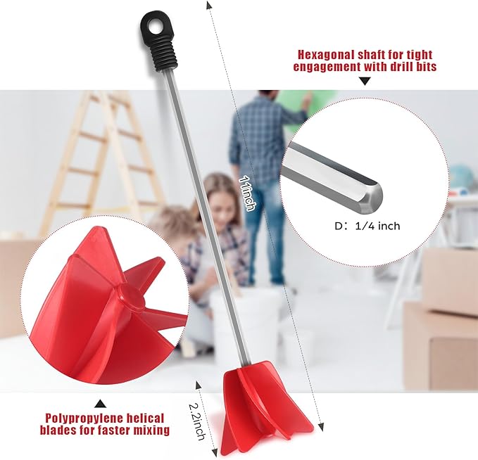 Loosh 3 Pcs 11 Inch Paint Stirrer - Image 2