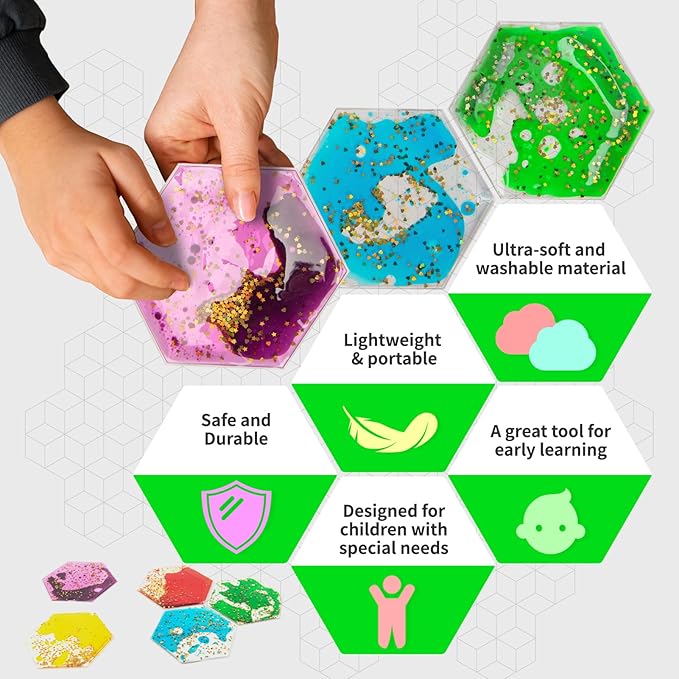 LONGKING 4-Pack Hexagon Liquid Tiles - Image 4
