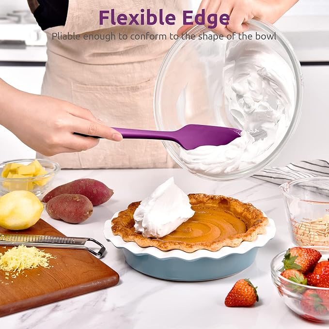 Heat Resistant Silicone Spatula Set: U-Taste 600ºF High Temp Seamless Food - Image 4