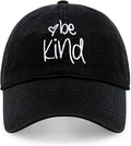 CHOK.LIDS Be Kind Trendy Womens Baseball Cap Unisex Fashion Cotton Polo Style Fun Inspirational Saying Seasonal Headwear