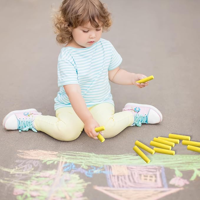 20 Pcs Sidewalk Chalks for Kids Non Toxic Jumbo Chalk for Party Gift Outdoor - Image 7