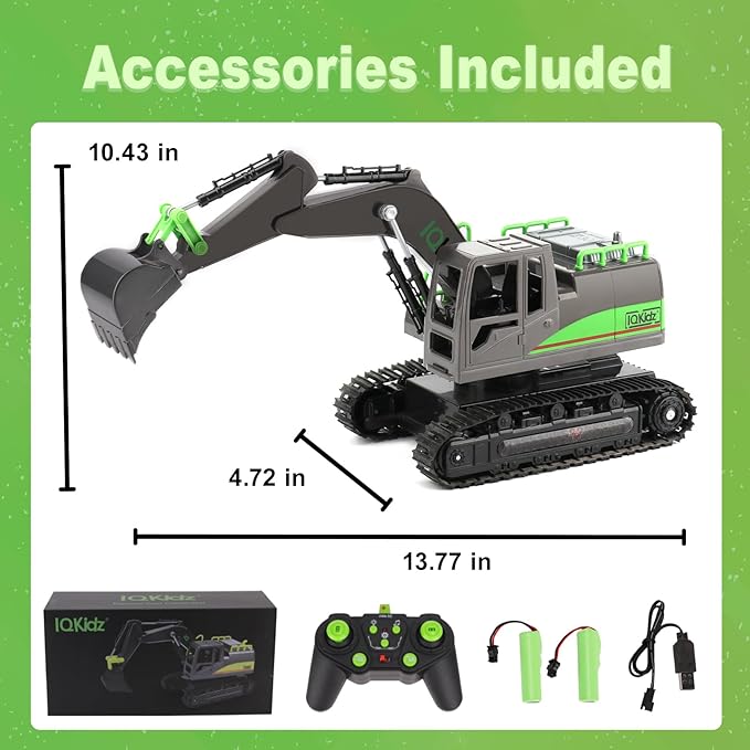 Remote Control Excavator Toys for Boys 4-7 Yrs Old - Image 5