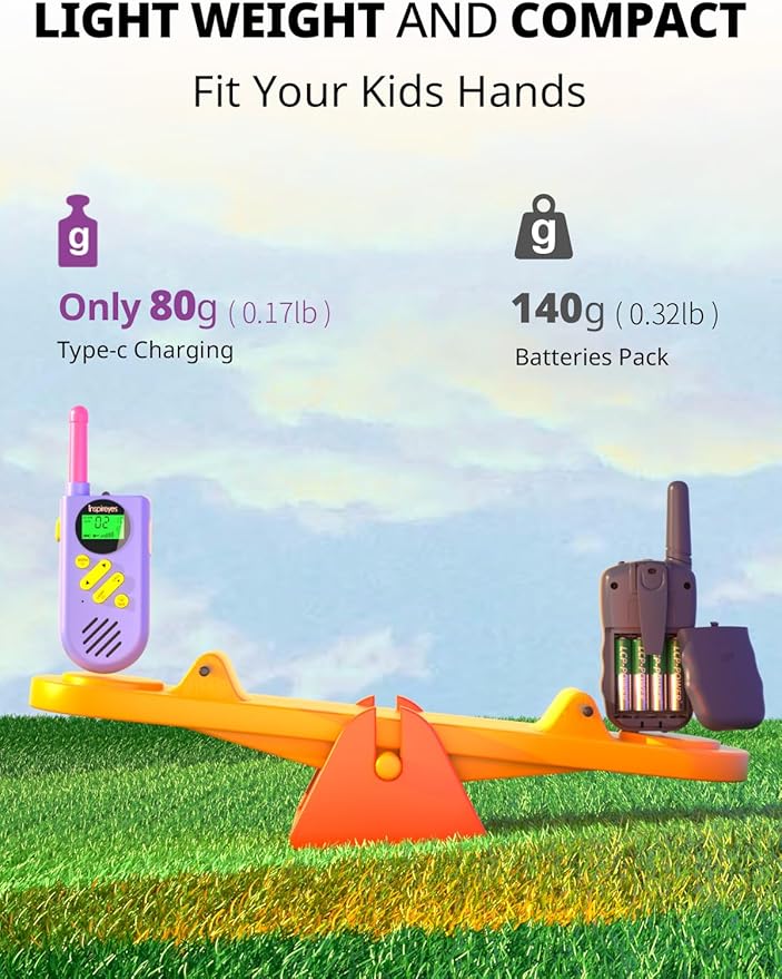 Walkie Talkies for Kids Rechargeable, Toys for Boys and Girls Ages 3-12 - Image 4