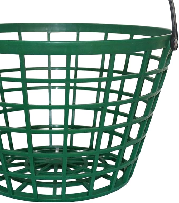 SM SunniMix Unbreakable Golf Ball Basket, Golfball Container with Handle Ball Holder Contains 25/50/100 Balls Range Accessories