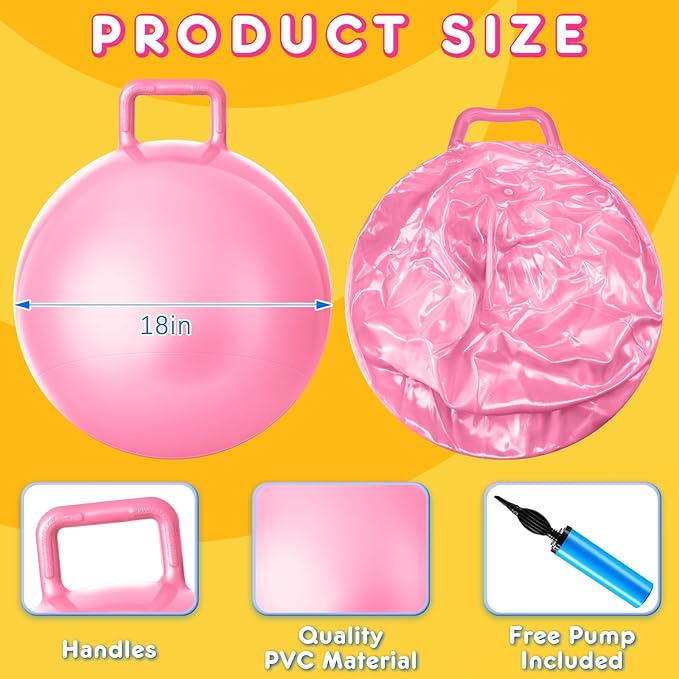 Lewtemi 3 Pcs 18 Inch Bouncing Ball - Image 2